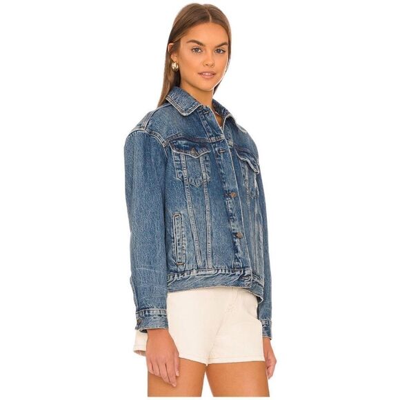 Free People Jolene Denim Trucker Jacket - Picture 5 of 9